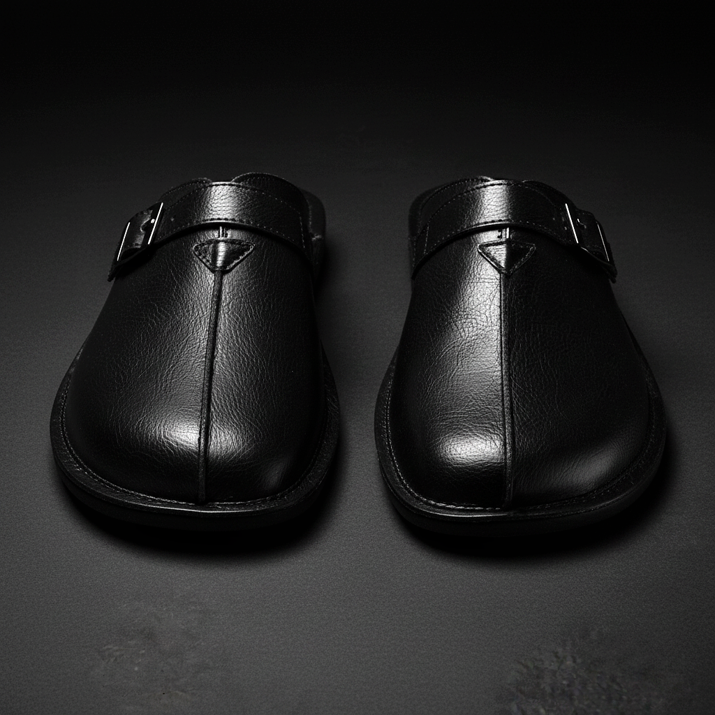 Mules à bout fermé avec bride à boucle pour homme | Idéales pour l'été