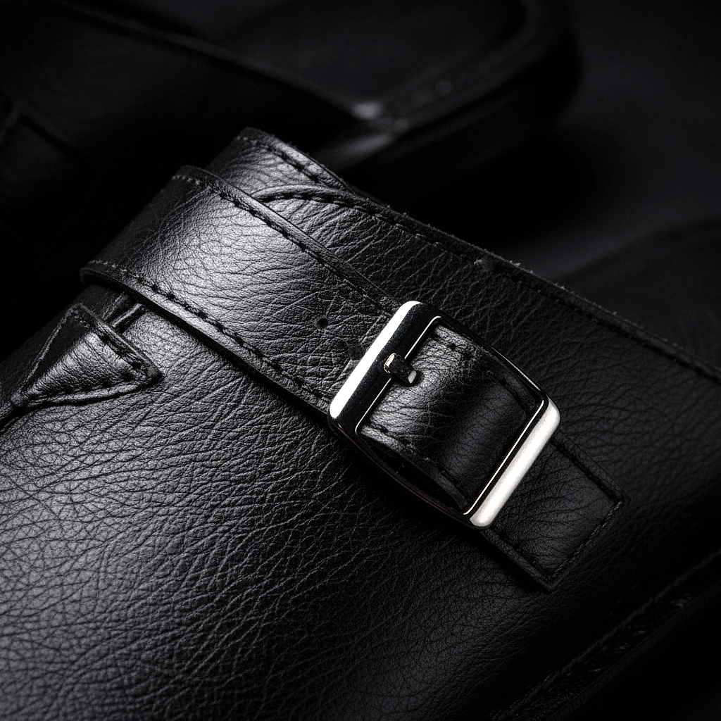 Mules à bout fermé avec bride à boucle pour homme | Idéales pour l'été