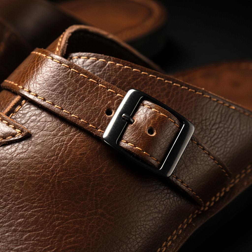 Mules à bout fermé avec bride à boucle pour homme | Idéales pour l'été