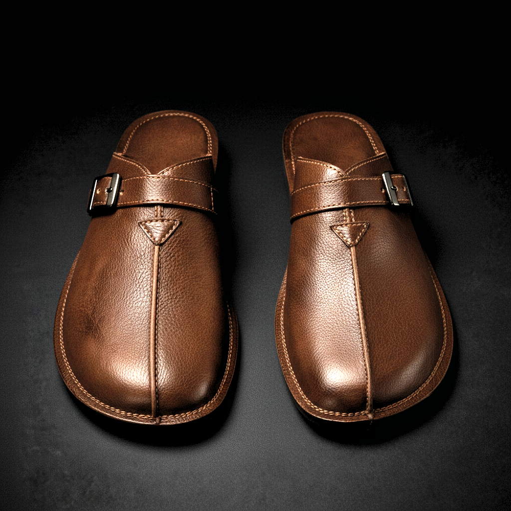 Mules à bout fermé avec bride à boucle pour homme | Idéales pour l'été