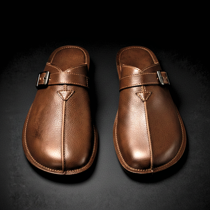 Mules à bout fermé avec bride à boucle pour homme | Idéales pour l'été