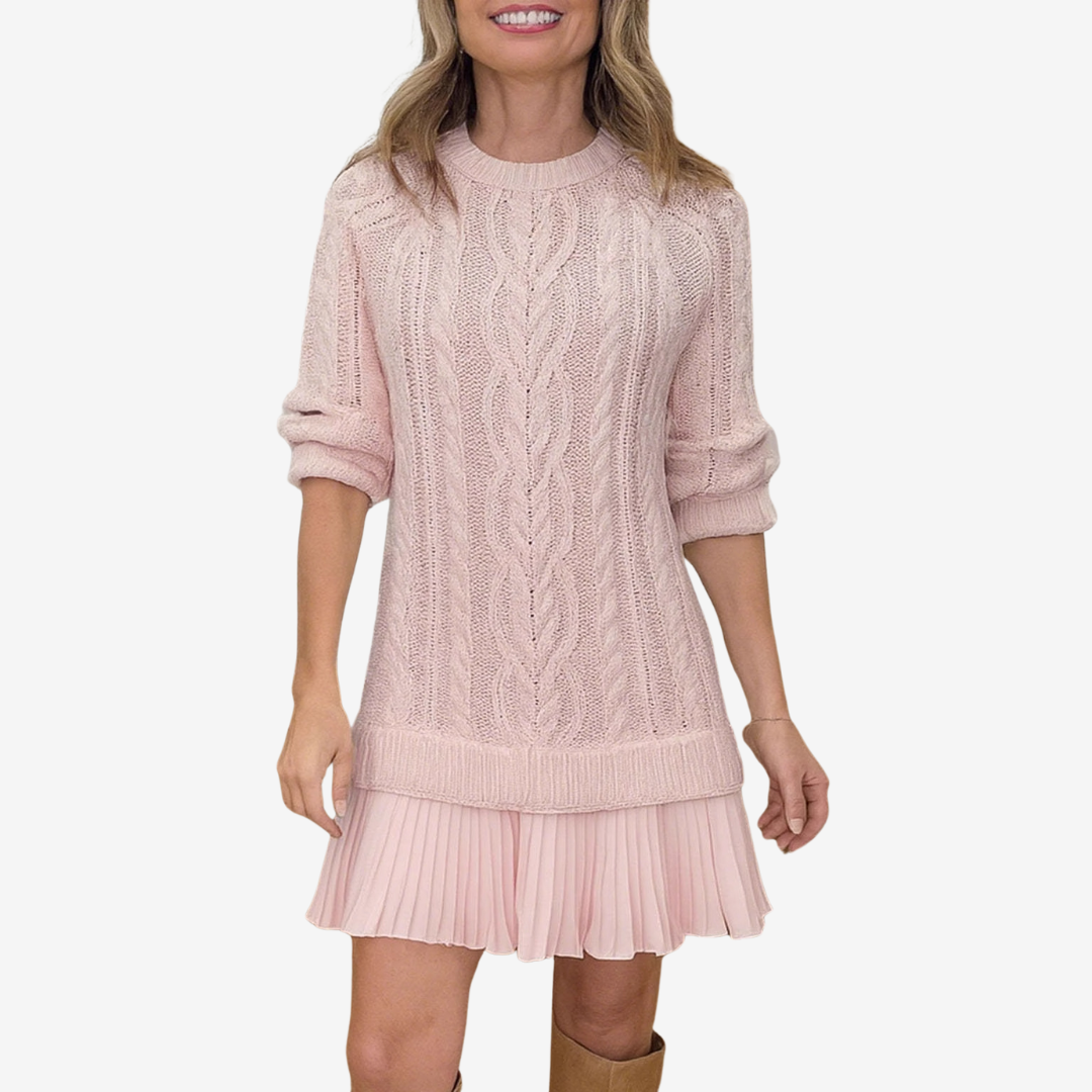 Robe courte à motif en relief pour femmes