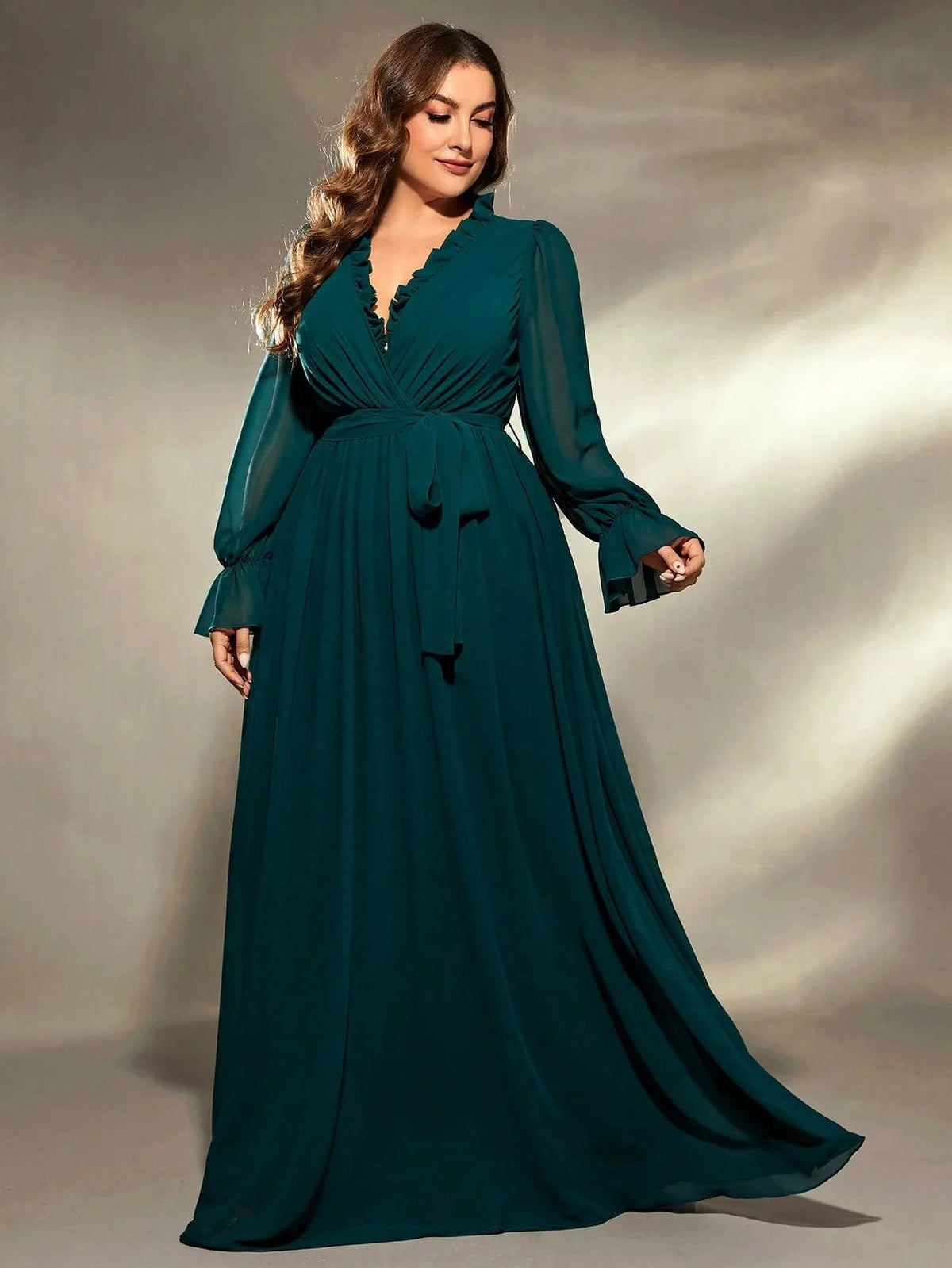 Robe de soirée à ceinture pour femmes