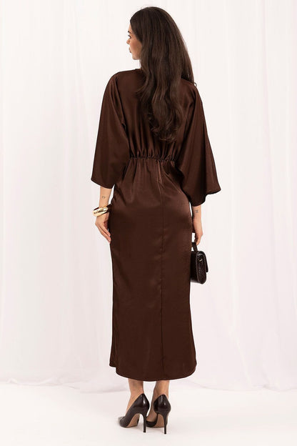 Robe de soirée à nœud devant pour femmes