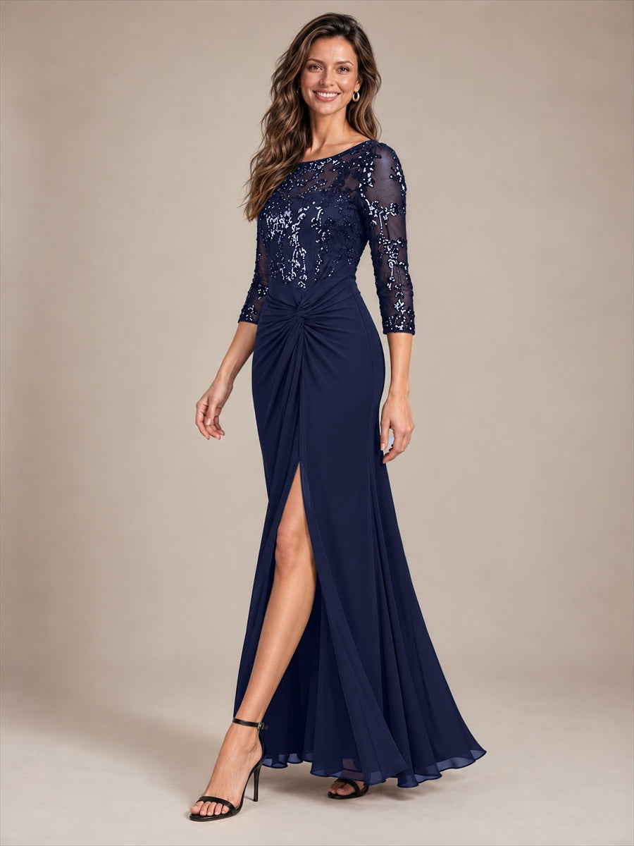 Robe de soirée à sequins pour femmes