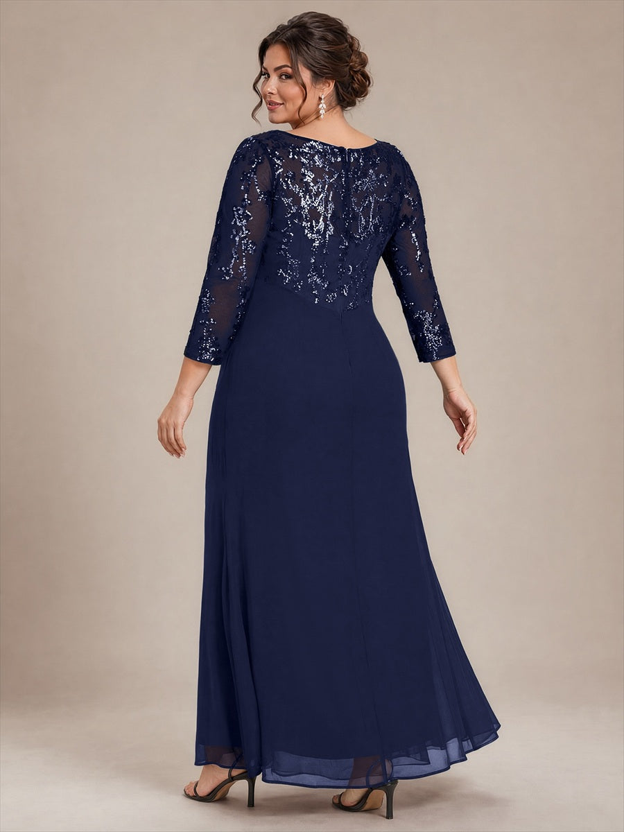 Robe de soirée à sequins pour femmes