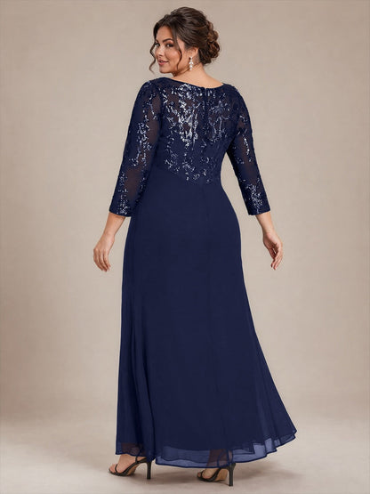 Robe de soirée à sequins pour femmes