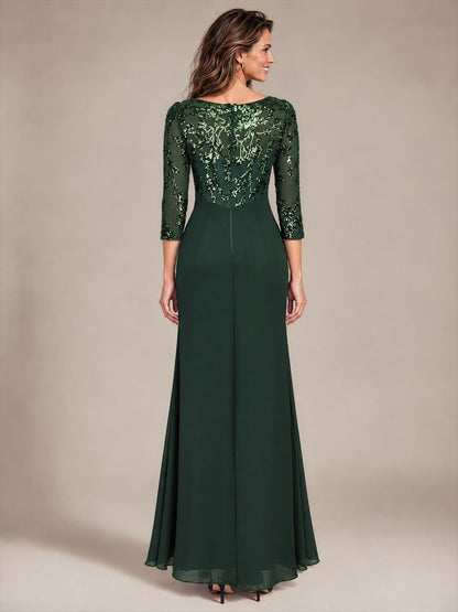 Robe de soirée à sequins pour femmes