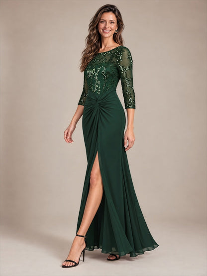 Robe de soirée à sequins pour femmes