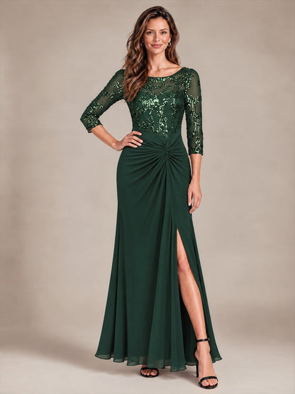 Robe de soirée à sequins pour femmes