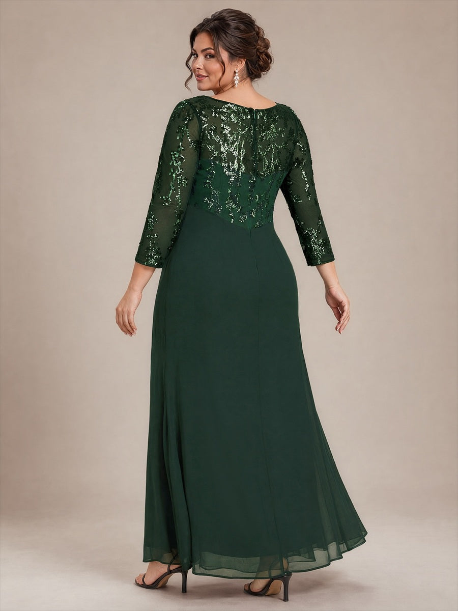 Robe de soirée à sequins pour femmes