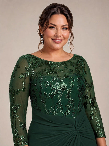 Robe de soirée à sequins pour femmes