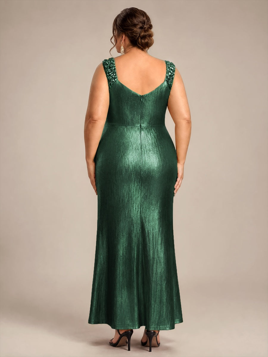 Robe de soirée à taille drapée pour femmes
