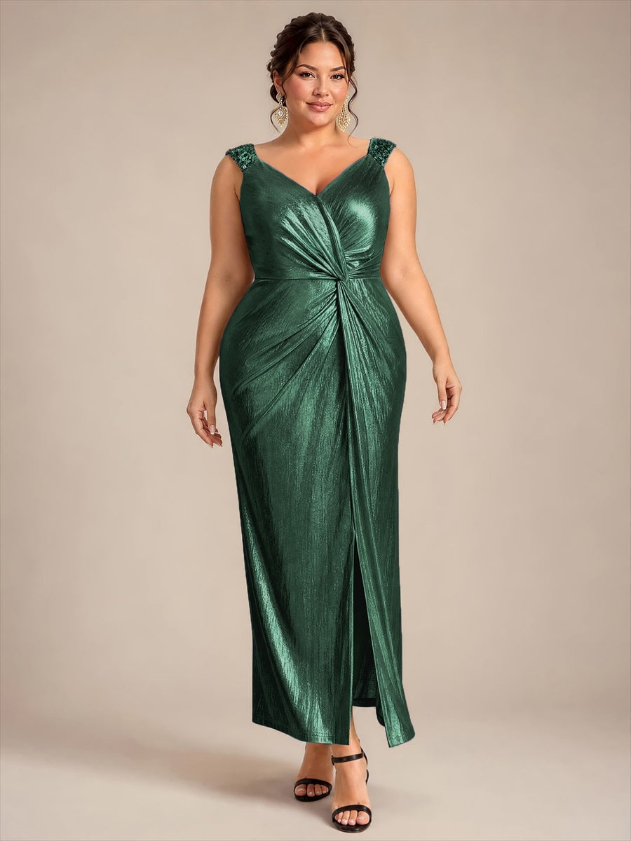Robe de soirée à taille drapée pour femmes