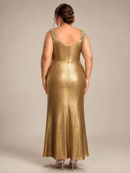 Robe de soirée à taille drapée pour femmes