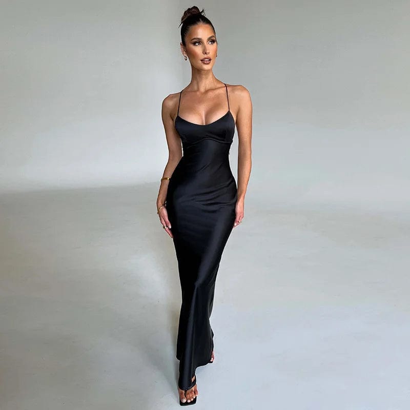Robe de soirée dos nu pour femmes