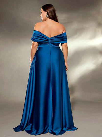 Robe de soirée épaules dénudées pour femmes