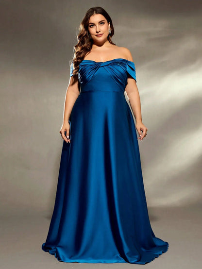 Robe de soirée épaules dénudées pour femmes