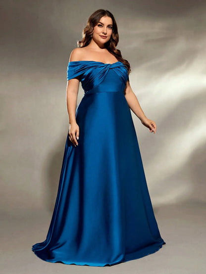 Robe de soirée épaules dénudées pour femmes