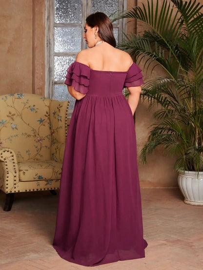 Robe de soirée grande taille pour femmes