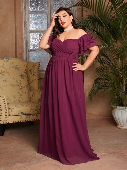 Robe de soirée grande taille pour femmes
