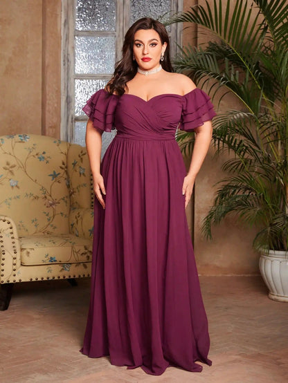 Robe de soirée grande taille pour femmes