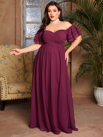 Robe de soirée grande taille pour femmes