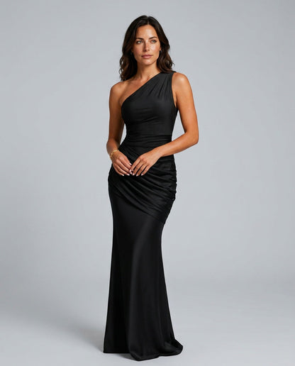 Robe maxi asymétrique pour femmes