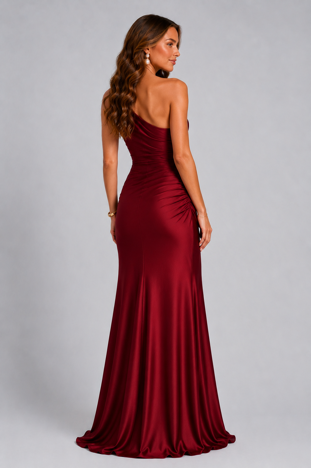 Robe maxi asymétrique pour femmes