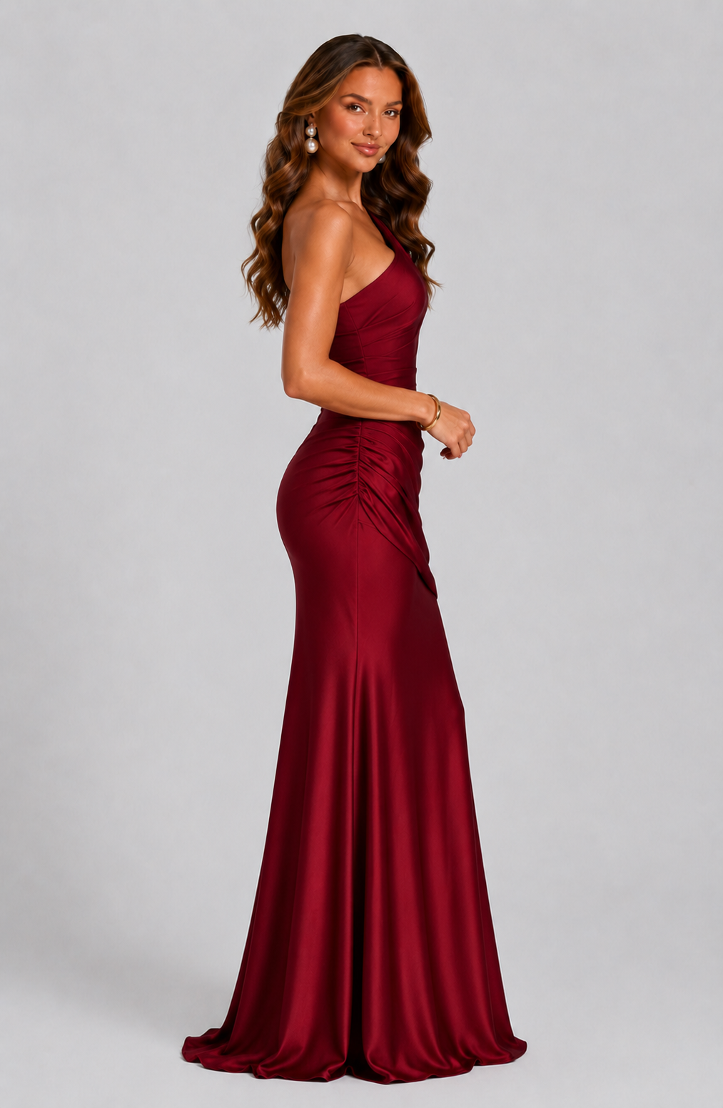 Robe maxi asymétrique pour femmes