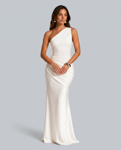 Robe maxi asymétrique pour femmes