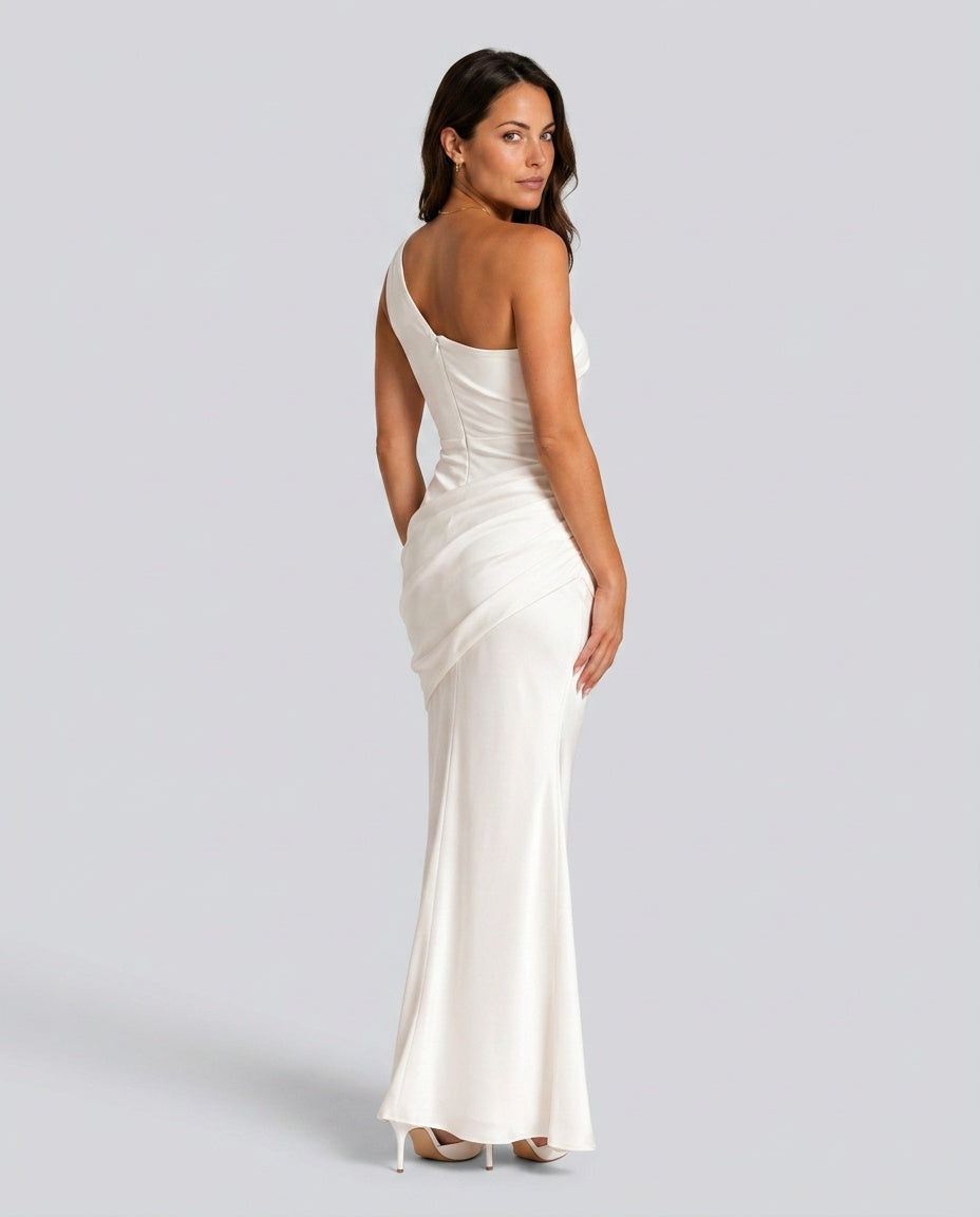 Robe maxi asymétrique pour femmes