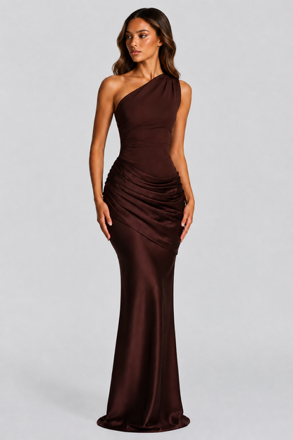 Robe maxi asymétrique pour femmes
