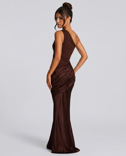 Robe maxi asymétrique pour femmes