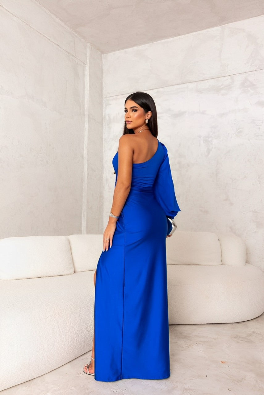Robe maxi asymétrique pour femmes