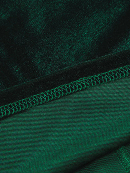 Robe midi drapée col bateau pour femmes
