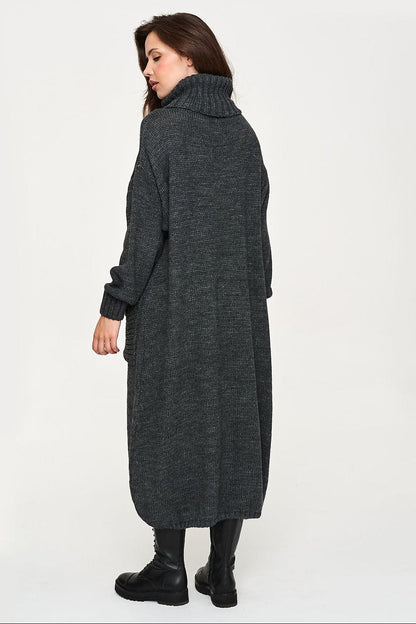 Robe pull à col roulé pour femmes