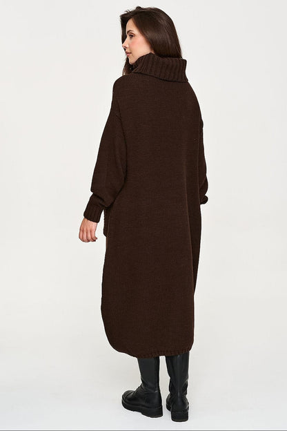 Robe pull à col roulé pour femmes