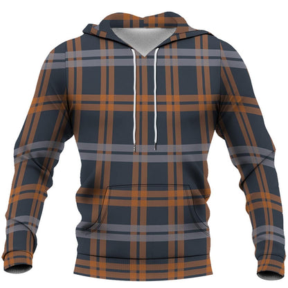 Sweat à Capuche avec Motif Carreaux pour Homme | Idéal pour les Moments Décontractés