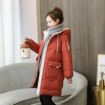 Manteau Long Matelassé avec Capuche pour Femme | Idéal pour l’Hiver