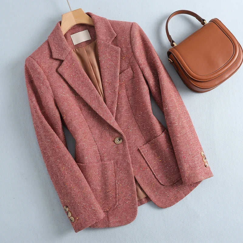 Blazer chiné pour femmes