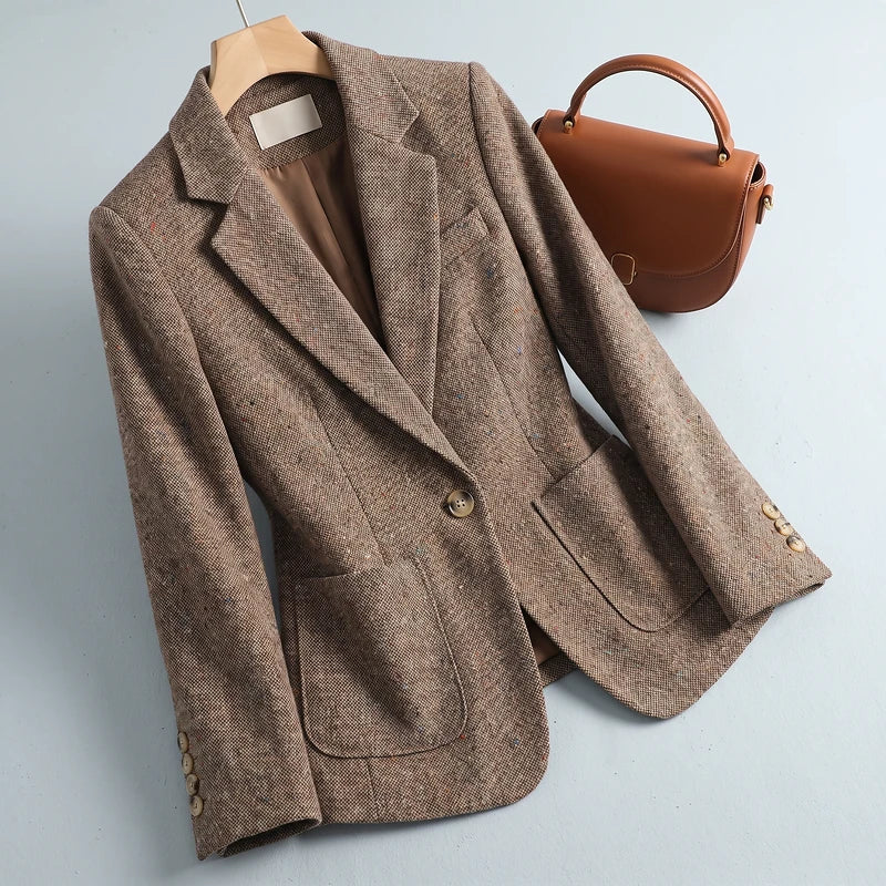 Blazer chiné pour femmes