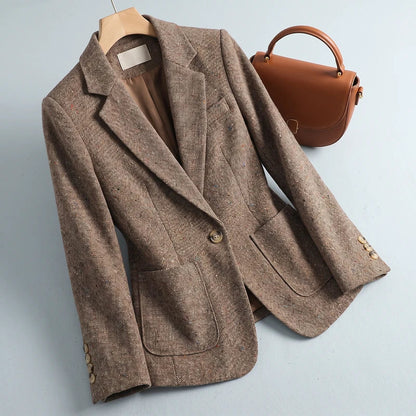 Blazer chiné pour femmes