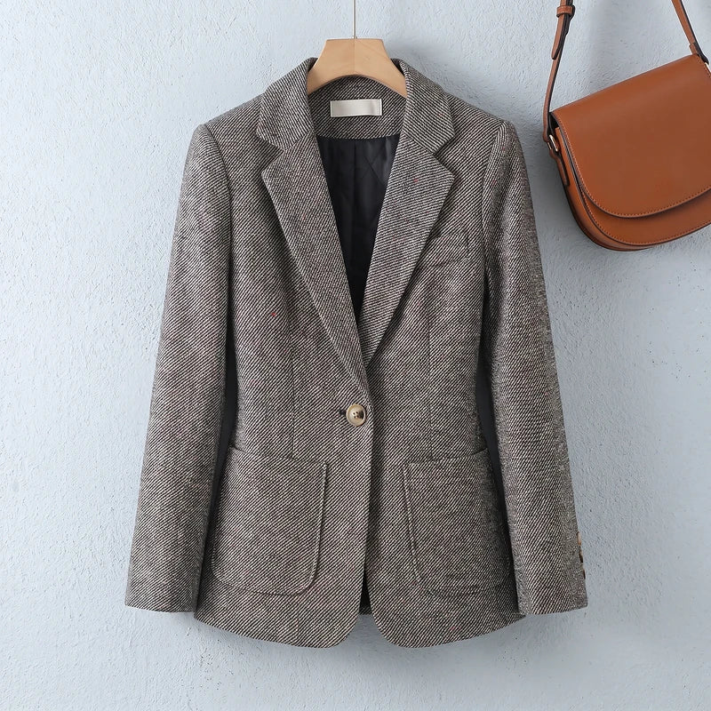 Blazer chiné pour femmes
