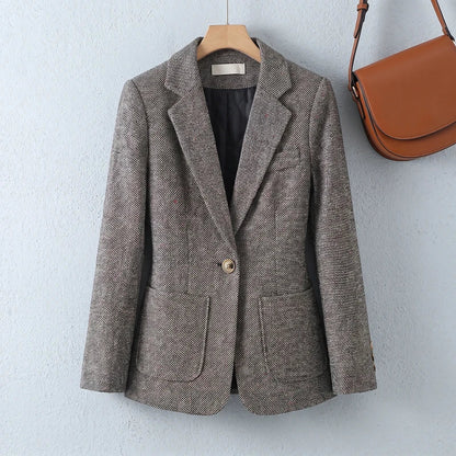 Blazer chiné pour femmes