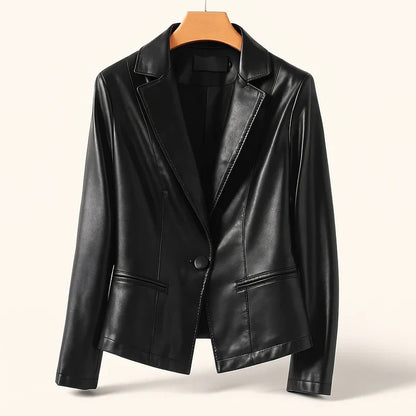 Blazer à bouton unique pour femmes