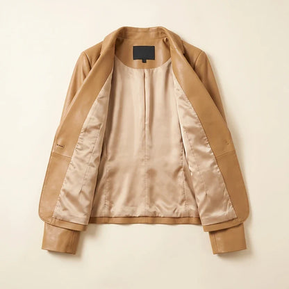 Blazer à bouton unique pour femmes