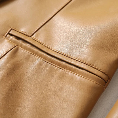 Blazer à bouton unique pour femmes