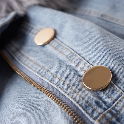 Veste à col amovible pour femmes