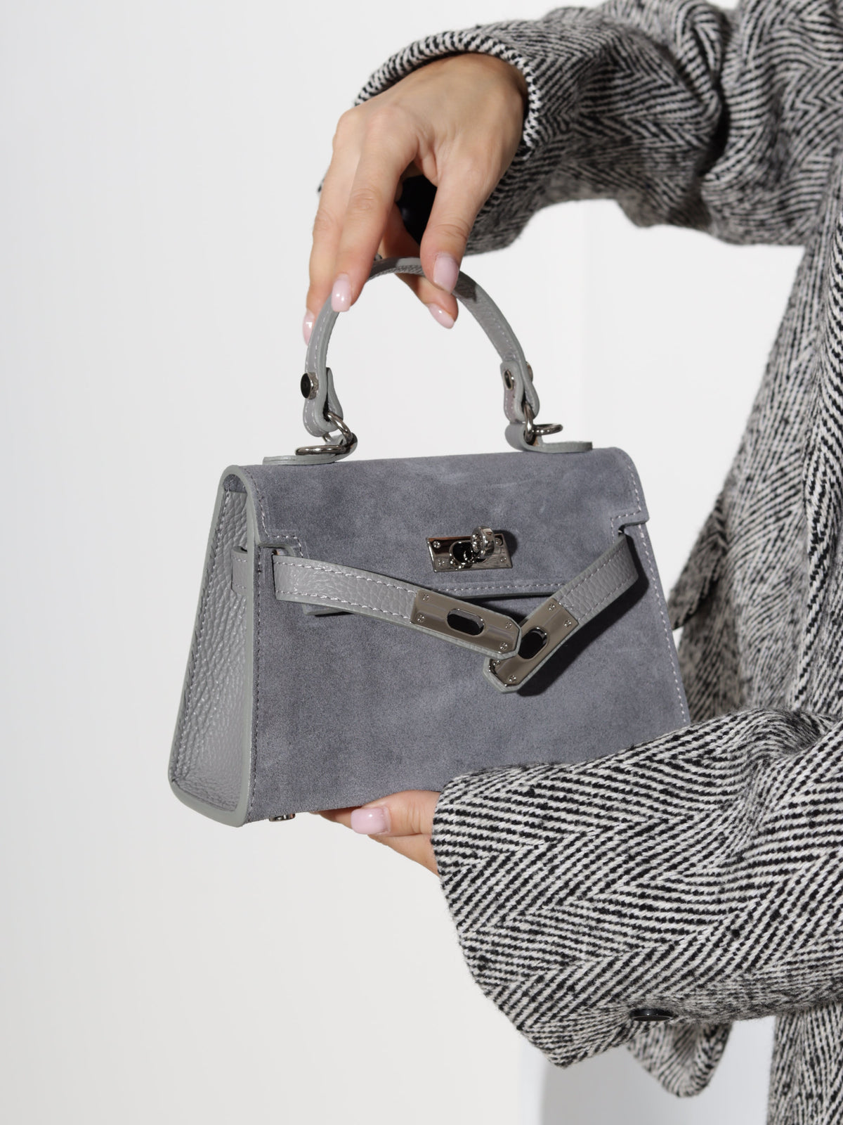 Sac à main à fermoir tourniquet pour femmes